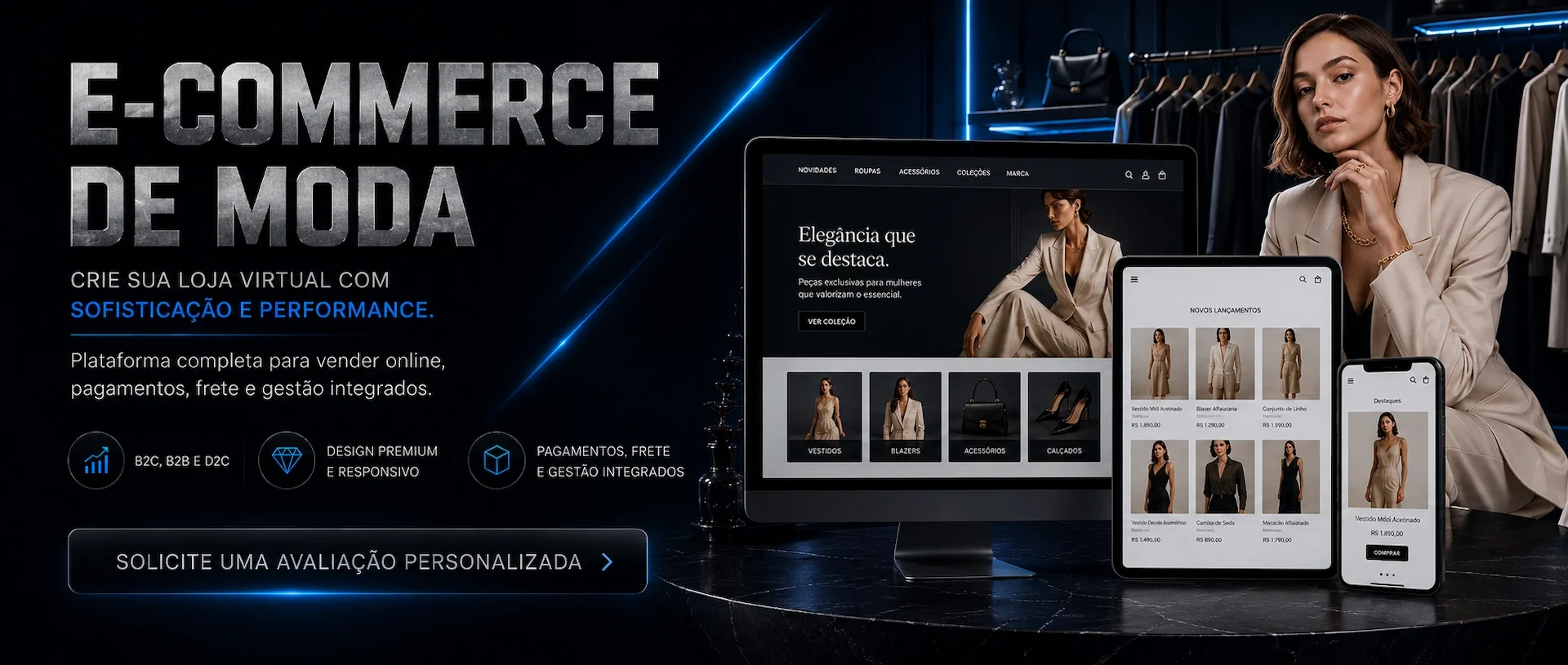 Criação de Loja Virtual - E-commerce de Moda