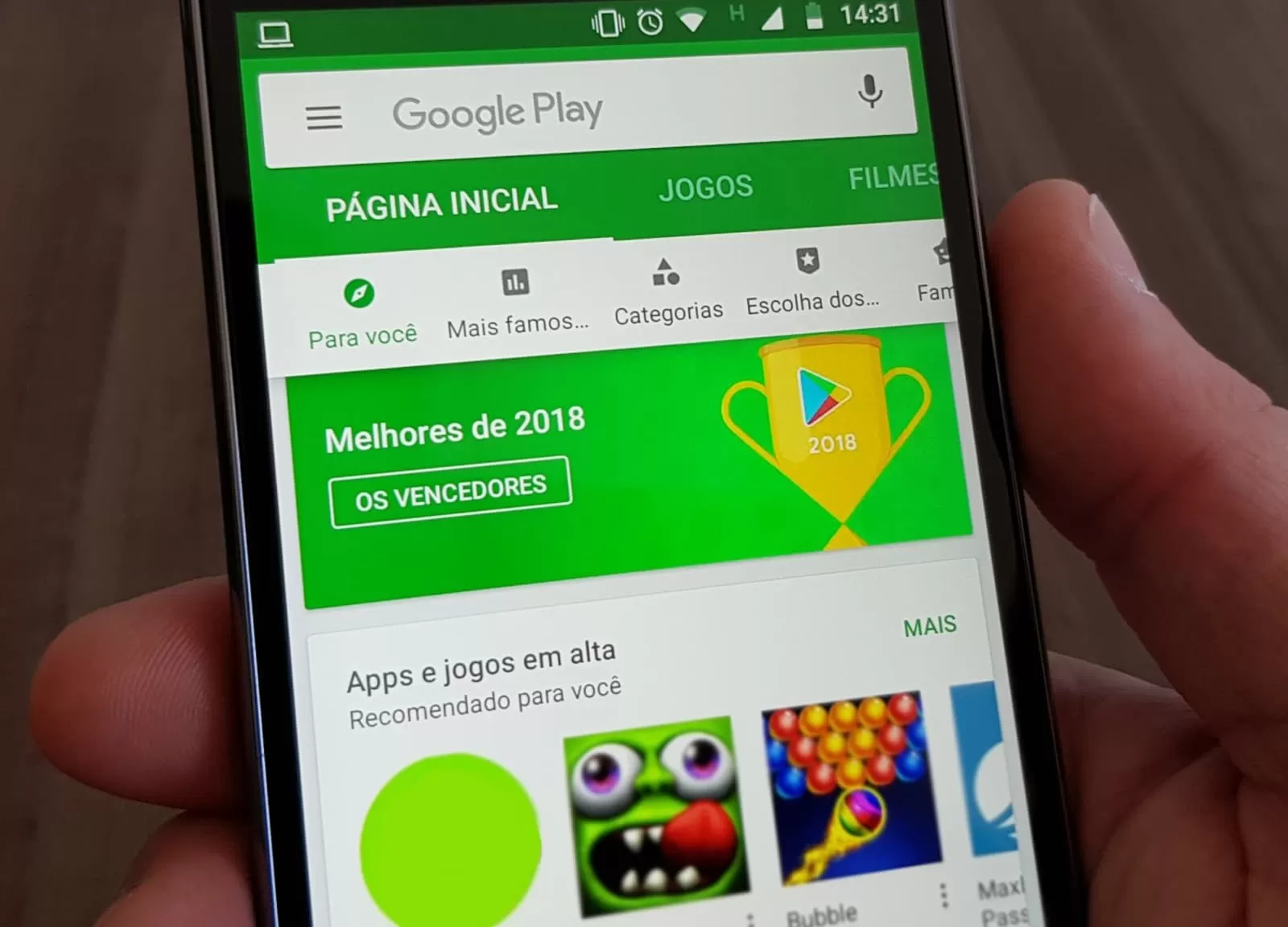Google premia os melhores apps e games de 2018 para Android